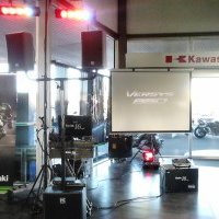 Installation sono Kawasaki Mérignac Louit Moto